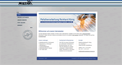Desktop Screenshot of metallverarbeitung-koenig.de